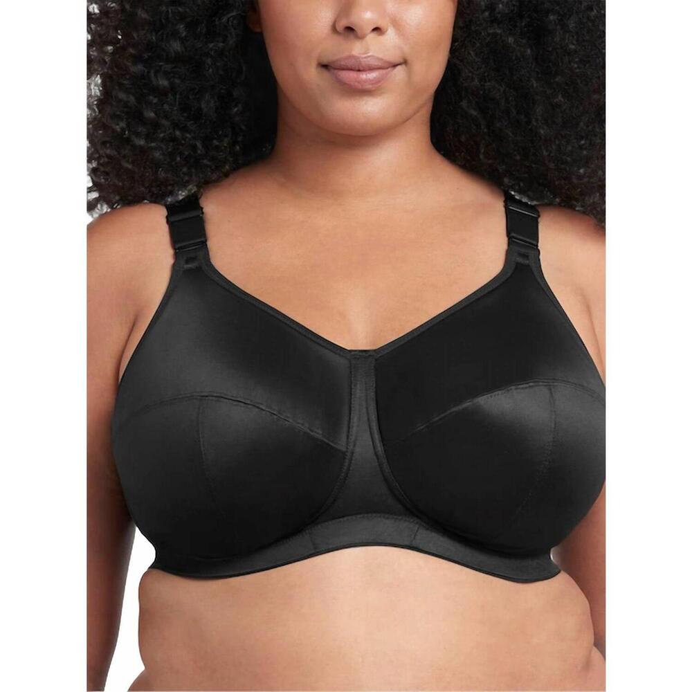 NEW GODDESS women's celeste soft cup bra - plus size in black
